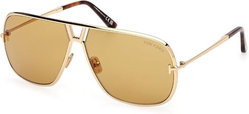 Tom Ford Stavros Amber Navigator Men's Sunglasses FT1204 30E 63 in Saudi Arabia