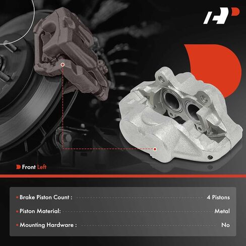 A-Premium Disc Brake Caliper Assembly Compatible with Select Land Rover Models - Range Rover 1987-1994 - Front Left Driver Side in Saudi Arabia