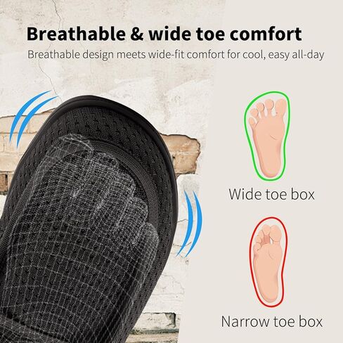 Steel Toe Shoes for Men Work Slip On Safety Shoes Wide Toe Walking Loafers Puncture Proof Construction Sneakers Lightweight Comfortable in Kuwait