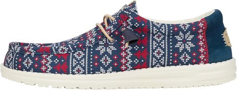 سترة HEYDUDE Wally الشتوية باللون الأزرق الداكن/متعدد المقاسات 10، أحذية رجالية، أحذية بدون كعب للرجال، مريحة وخفيفة الوزن in Saudi Arabia