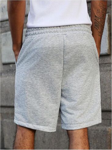 GORGLITTER Men's Gym Workout Shorts Graphic Running Athletic Straight Leg Casual Track Shorts Summer Vacation in Saudi Arabia