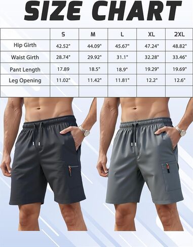 Men's Cargo Shorts Breathable Elastic Hiking Summer with Pockets in Saudi Arabia