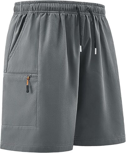 Men's Cargo Shorts Breathable Elastic Hiking Summer with Pockets in Saudi Arabia