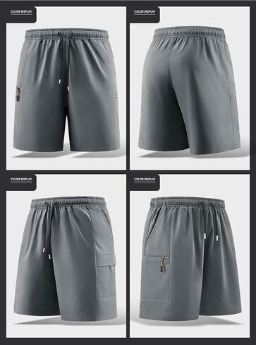 Men's Cargo Shorts Breathable Elastic Hiking Summer with Pockets in Saudi Arabia