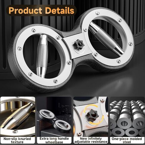 Burn Machine 12 Pound Arm Workout Appliances 360 Degree Rotatable Forearm Exerciser Resistance Adjustable Multi-Functional Rotational Trainer Grip Strength Trainer for Home and Gym Workouts. in Kuwait