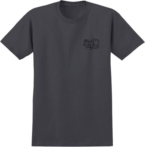 Spitfire Wheels Shirt Skate Like A Girl Evolution Swirl Charcoal in Saudi Arabia