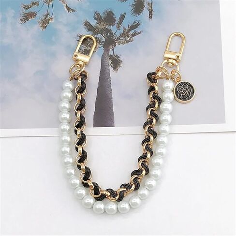 Pearl Purse Chain Short Handle Replacement Bag Chain Strap Metal Shoulder Chain in Kuwait