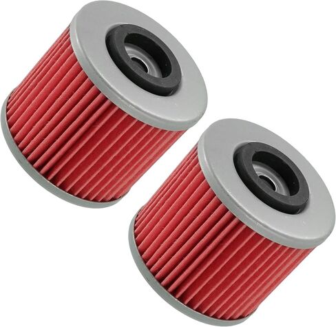 Caltric 2 Pack Oil Filter Compatible with Yamaha Yfm600 Yfm-600 Grizzly 600 1998-2001 in Saudi Arabia