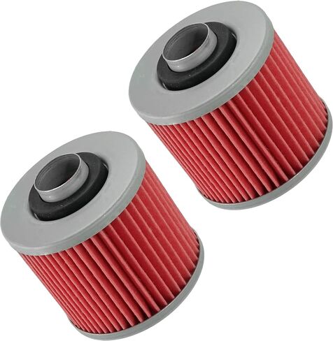 Caltric 2 Pack Oil Filter Compatible with Yamaha Yfm600 Yfm-600 Grizzly 600 1998-2001 in Saudi Arabia
