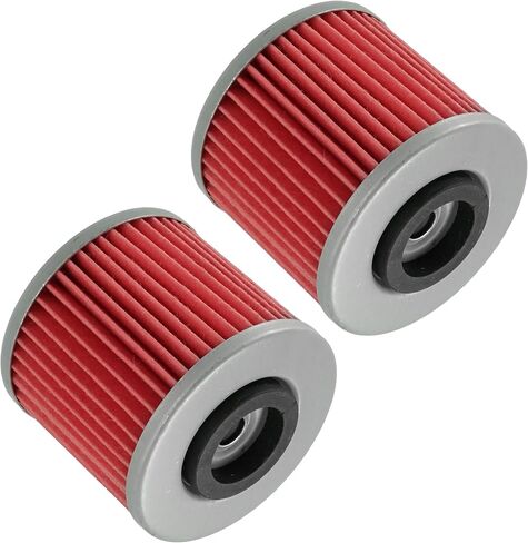 Caltric 2 Pack Oil Filter Compatible with Yamaha Yfm600 Yfm-600 Grizzly 600 1998-2001 in Saudi Arabia