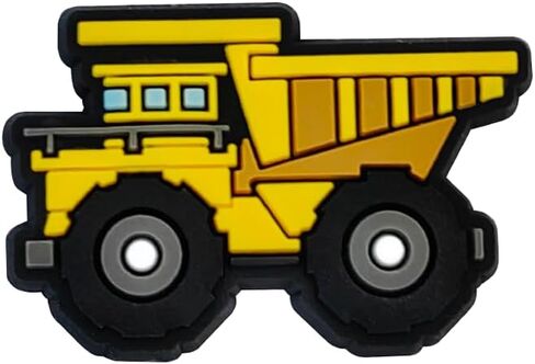 20 PCS Construction Vehicle Shoe Decoration – Cute Truck & Excavator Croc Charms for Boys & Girls, Fun Sandal Accessories in Saudi Arabia
