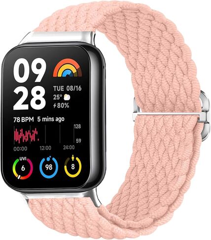 Braided Bands For Xiaomi Smart Band 9 Pro/Mi Band 8 Pro/Redmi Watch 5/4,Elastic Sports Replacement Straps for Women and Men in Saudi Arabia