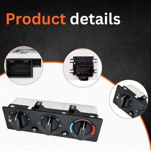 السيارات HVAC A/C سخان وحدة التحكم في المناخ لوحة التبديل متوافق مع شاحنة بيتربيلت 337 348 389 استبدال Q21-6119 in Saudi Arabia