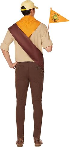 Spirit Halloween Up Adult Russell Costume Kit | Officially Licensed | Disney | Pixar | Wilderness Explorer Outfit Multicolor in Saudi Arabia