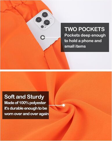 زي السجين للبالغين - زي السجن البرتقالي للرجال زي جيلبيرد لحفلات الهالوين التنكرية in Kuwait