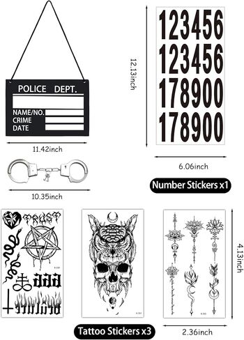 زي السجين للبالغين - زي السجن البرتقالي للرجال زي جيلبيرد لحفلات الهالوين التنكرية in Kuwait