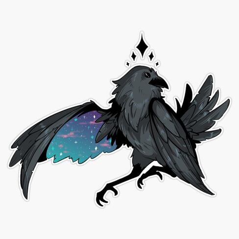 ملصق فينيل مغناطيسي من MAGNET Space Raven مغناطيسي 5 بوصات in Saudi Arabia