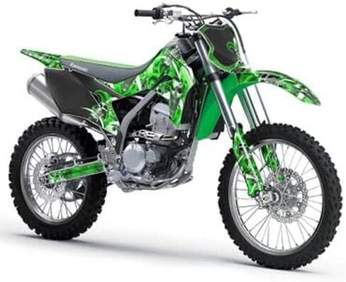 2008-2018 KLX 450 Jester Green Senge Graphics Complete Kit Compatible with Kawasaki in Saudi Arabia