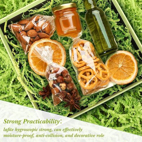 Art Secret Crinkle Cut Paper Shred Filler for Packing and Filling Gift Baskets - 2 LB (White) in Kuwait