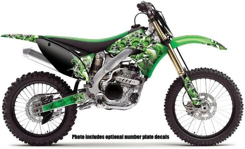 2008-2018 KLX 450 Jester Green Senge Graphics Complete Kit Compatible with Kawasaki in Saudi Arabia