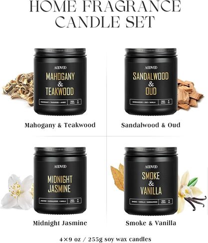 AOOVOO Anniversary Candle Gift for Couple - I Love You More The End I Win Candle, Funny Wedding Valentine's Day Birthday Gifts for Her, Girlfriend, Boyfriend, 9 oz Soy Wax Rose Scented Candle in Kuwait