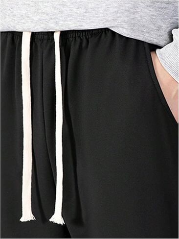 SOLY HUX Men's Baggy Sweatpants Drawstring Elastic Waist Straight Leg Workout Pants with Pockets in Saudi Arabia