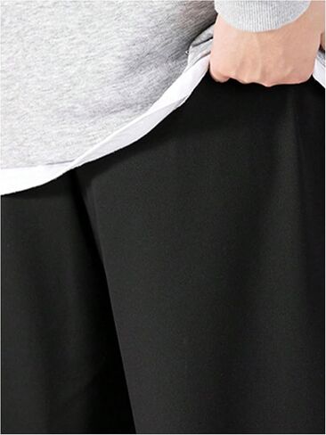 SOLY HUX Men's Baggy Sweatpants Drawstring Elastic Waist Straight Leg Workout Pants with Pockets in Saudi Arabia