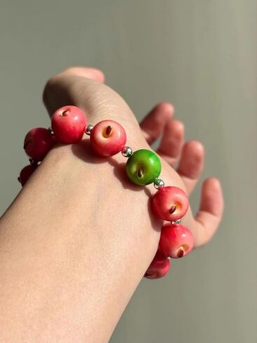 سوار من سلسلة Twee Apple للنساء من Whimsical Apple Y2k Aesthetic 2000s in Kuwait
