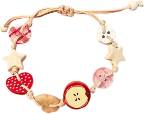 سوار من سلسلة Twee Apple للنساء من Whimsical Apple Y2k Aesthetic 2000s in Kuwait