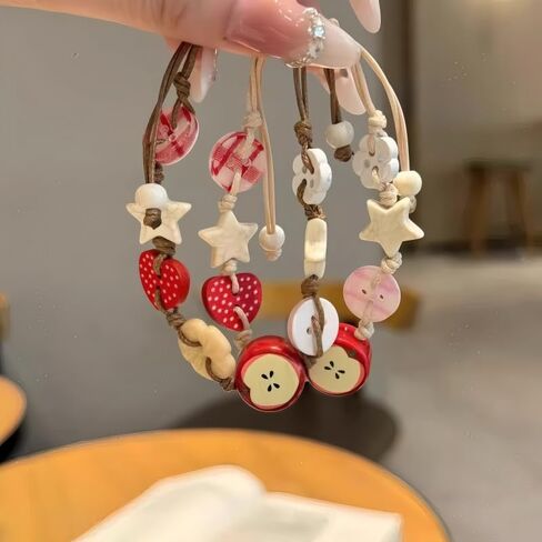 سوار من سلسلة Twee Apple للنساء من Whimsical Apple Y2k Aesthetic 2000s in Kuwait