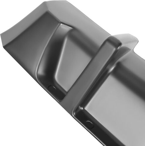 الناشر الخلفي HECASA متوافق مع 1999-2004 Ford Mustang MDA Style 4 Shark Fins المصد الخلفي الستارة المفسد سد الهواء السفلي الشفة الناشر الذقن الفاصل غير مكتمل من البلاستيك الأسود in Kuwait