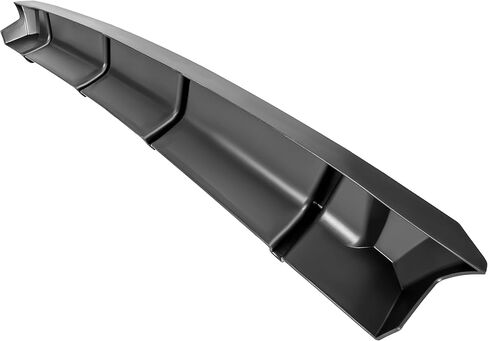 الناشر الخلفي HECASA متوافق مع 1999-2004 Ford Mustang MDA Style 4 Shark Fins المصد الخلفي الستارة المفسد سد الهواء السفلي الشفة الناشر الذقن الفاصل غير مكتمل من البلاستيك الأسود in Kuwait