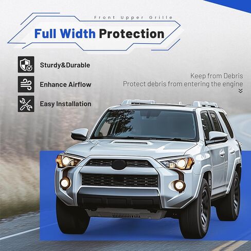 الشبكة الأمامية العلوية متوافقة مع 2014-2019 Toyota 4Runner لاستبدال 5310135080C0 5310135080A0 TO1200369 شبكة ممتصة للصدمات باللون الأسود in Saudi Arabia