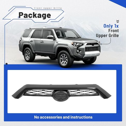 الشبكة الأمامية العلوية متوافقة مع 2014-2019 Toyota 4Runner لاستبدال 5310135080C0 5310135080A0 TO1200369 شبكة ممتصة للصدمات باللون الأسود in Saudi Arabia