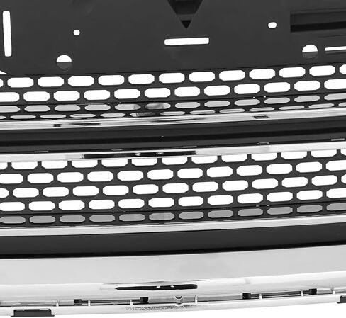 Front Bumper Upper Grille Chrome Compatible with 2013-2016 GMC Acadia SLT Replacement for 22814533 GM1200665 in Saudi Arabia