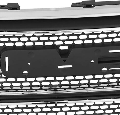 Front Bumper Upper Grille Chrome Compatible with 2013-2016 GMC Acadia SLT Replacement for 22814533 GM1200665 in Saudi Arabia