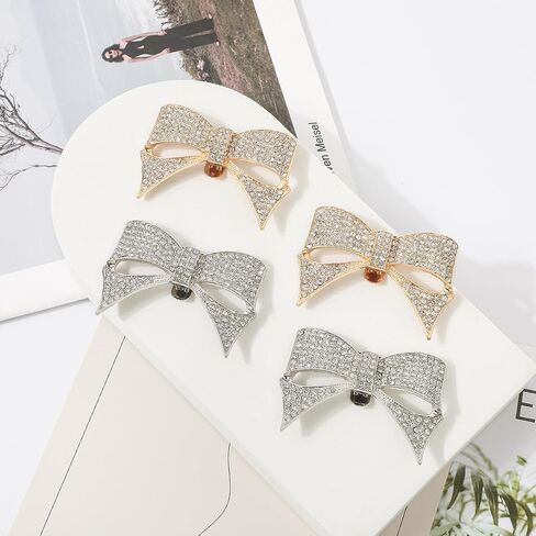 Shiny Rhinestone Shoe Clips Removable Shoe Buckle Charms Party Decorations for Women Girls in Saudi Arabia