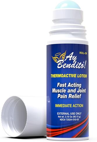 Ay Bendito! Thermoactive Lotion for Faster Pain Relief on Joints and Muscle Function - 3.18 oz Roll-on in Saudi Arabia