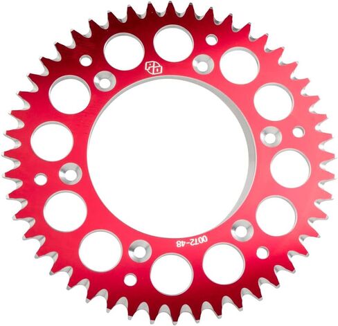 Tusk Rear Aluminum Sprocket 50 Tooth Red Compatible with Honda CRF150R 2007-2025 in Saudi Arabia