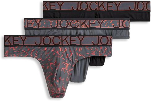 Jockey Men's Underwear Microfiber Stretch Thong in Saudi Arabia