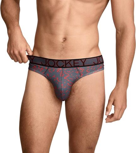 Jockey Men's Underwear Microfiber Stretch Thong in Saudi Arabia