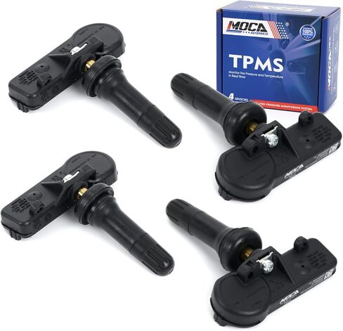 TPMS 4pcs Tire Pressure Monitoring Sensors Fit 11-19 for Ford Fiesta/Flex/Taurus, 10-22 E-350/E-450 Super Duty, 11-17 for Lincoln Navigator, 09-11 for Mazda Tribute 9L3Z-1A189-A in Saudi Arabia