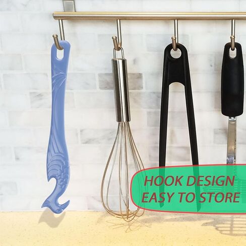 Oven Rack Push Pull Tool 2-Pack oven rack puller push pull stick tool(11 Inch), oven rack pullers with longer handle suitable for oven, toaster oven, air fryer, toaster oven in Kuwait
