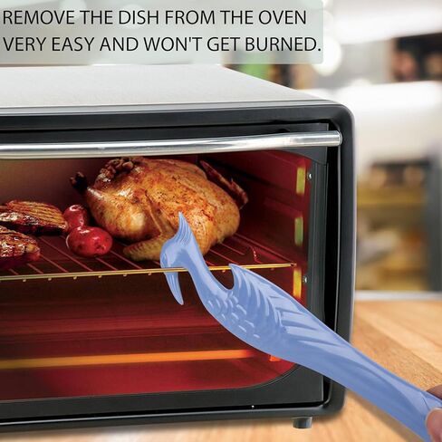 Oven Rack Push Pull Tool 2-Pack oven rack puller push pull stick tool(11 Inch), oven rack pullers with longer handle suitable for oven, toaster oven, air fryer, toaster oven in Kuwait