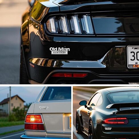 شعار السيارة إصدار الرجل العجوز من الكروم ثلاثي الأبعاد، مقاوم للماء ومقاوم للصدأ in Kuwait