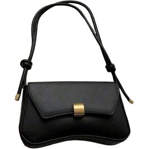 SHENHE Women's PU Leather Shoulder Bag Knotted Top Handle Hobo Purses Underarm Clutch Handbag in Saudi Arabia