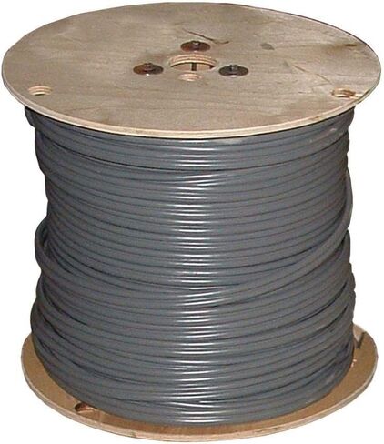 Woods 13059123 Romex SIMpull 10/3Uf-W/Gx100 نوع Uf-B سلك البناء، 10/3، قدم، PVC، 100 قدم، رمادي in Saudi Arabia