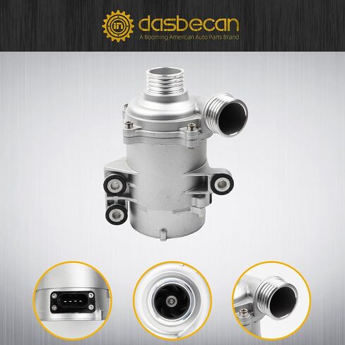مضخة مياه كهربائية Dasbecan 11517597715 متوافقة مع BMW 320i 2.0L 2013-2018 320i xDrive 2.0L 2013-2018 328i 2.0L 2012-2016 328i xDrive 2.0L 2013-2016 X1 2.0L 2013-2015 أو #11206048001 in Saudi Arabia