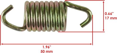 Caltric Exhaust Spring Compatible With Polaris Ranger 150 EFI 2020-2022 / Ranger 570 EFI 2014-2018 / Ranger 500 EFI 2010 / Ranger XP 700 EFI 4x4 2006/6 Qty in Saudi Arabia