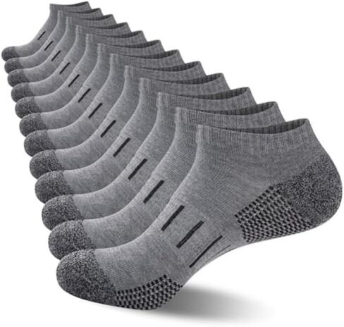 Short Socks for Men, Casual and Versatile, Suitable for Sports and Basketball (12 Pairs) in Saudi Arabia